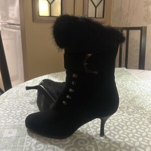 Suede ankle boots